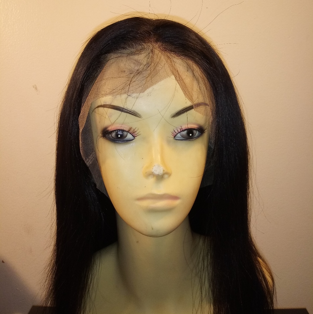 Brazilian 14 inch human hair lace wig